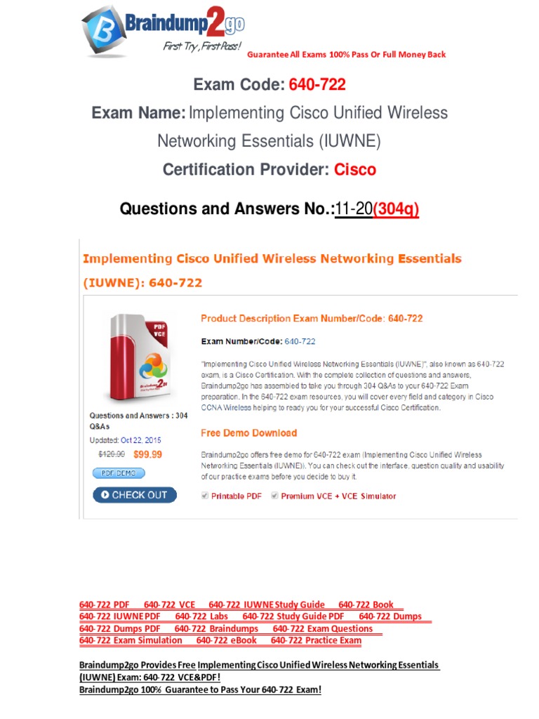 640-722 iuwne study guide